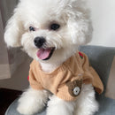 Blusa de Lã Teddy Bear tricotada à mão